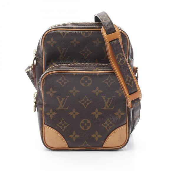 LOUIS VUITTON Brown Monogram Leather Shoulder Bag - Picture 1 of 11